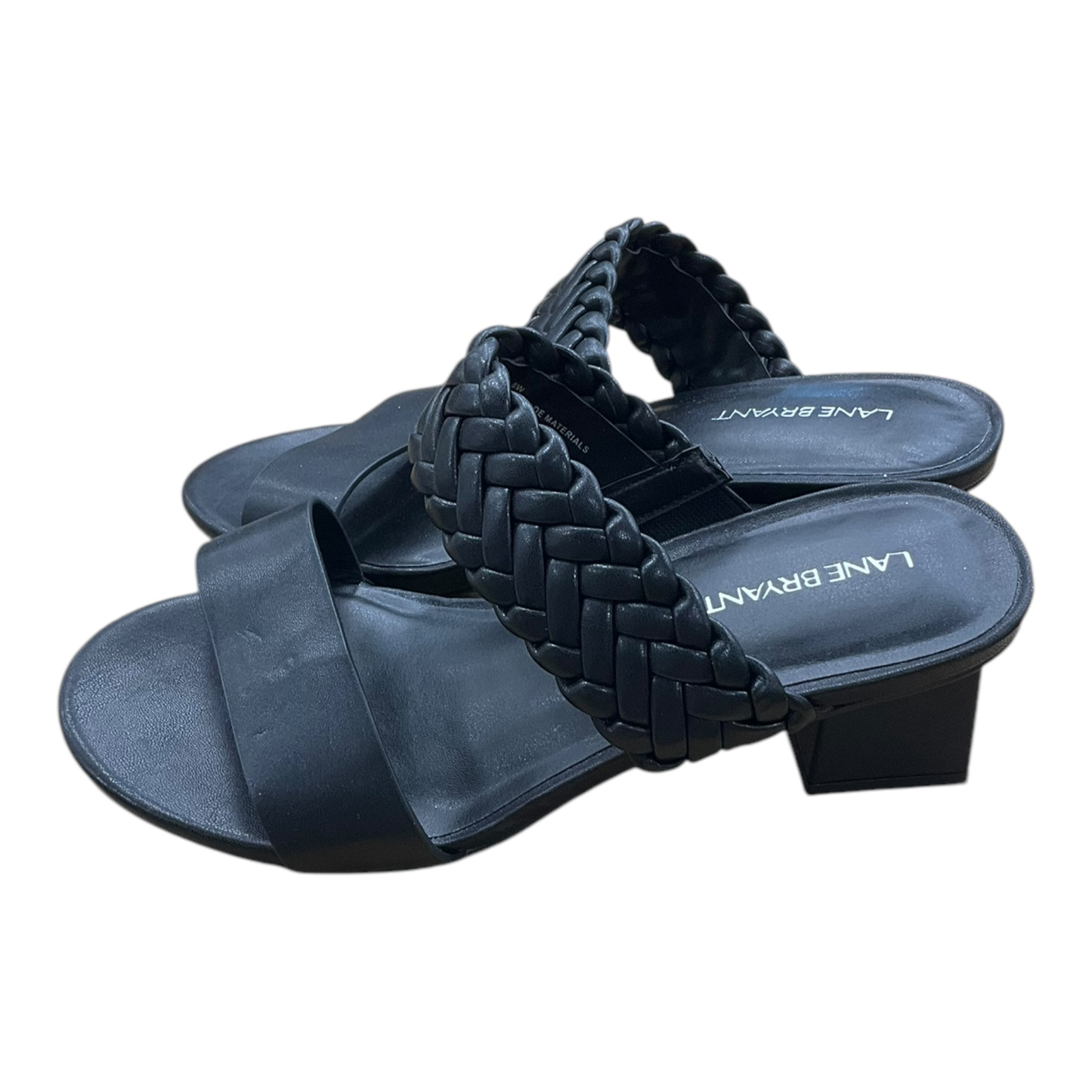 Sandals Heels Block By Lane Bryant  Size: 8