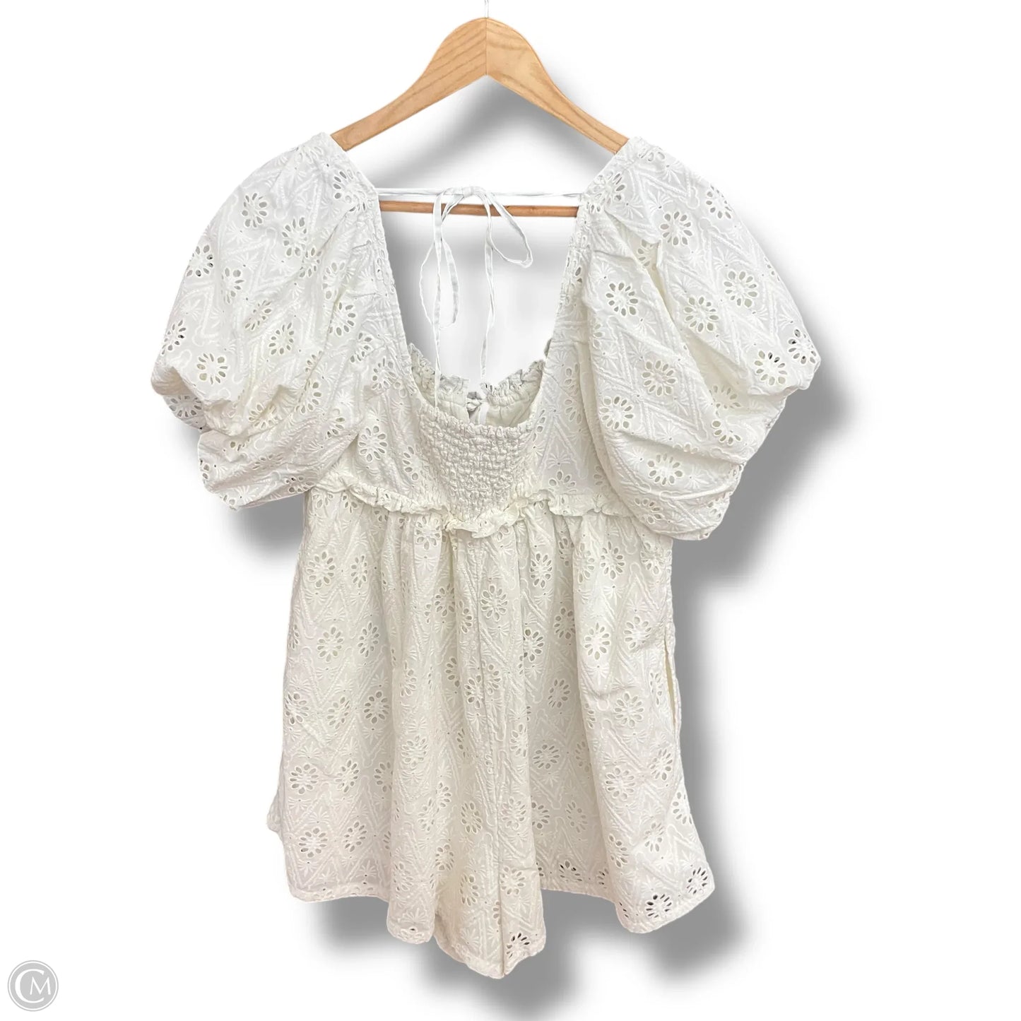 Romper By Pilcro In Cream, Size: M