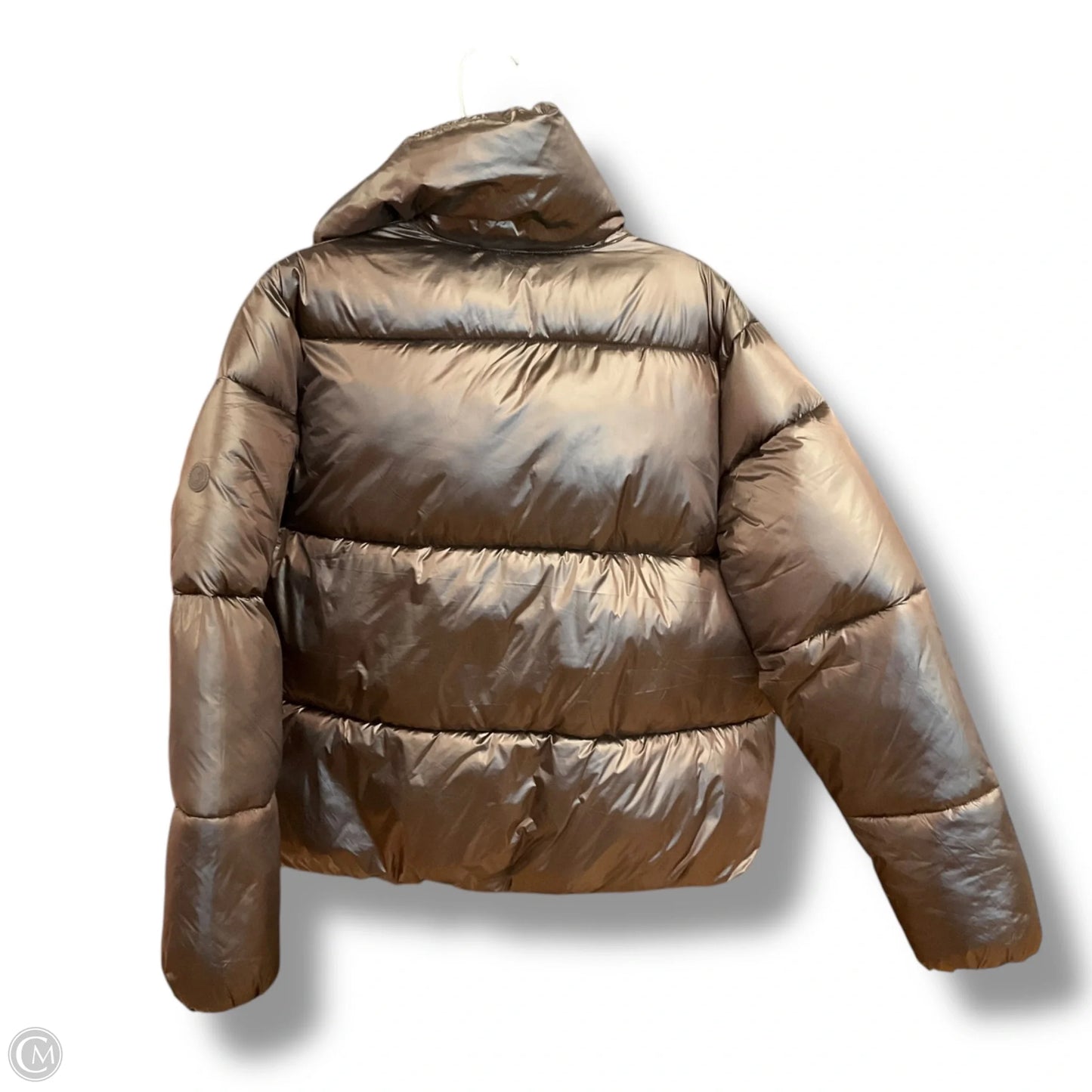 Jacket Puffer & Quilted By Save The Duck In Bronze, Size: L