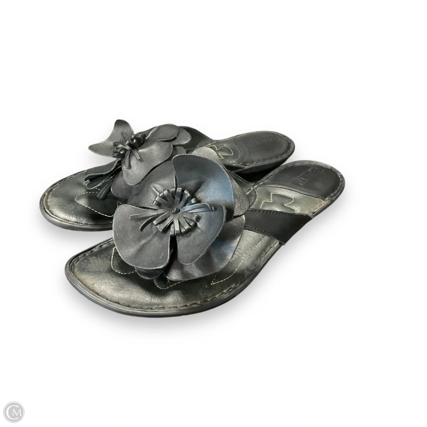 Sandals Flip Flops By Born In Black, Size: 9