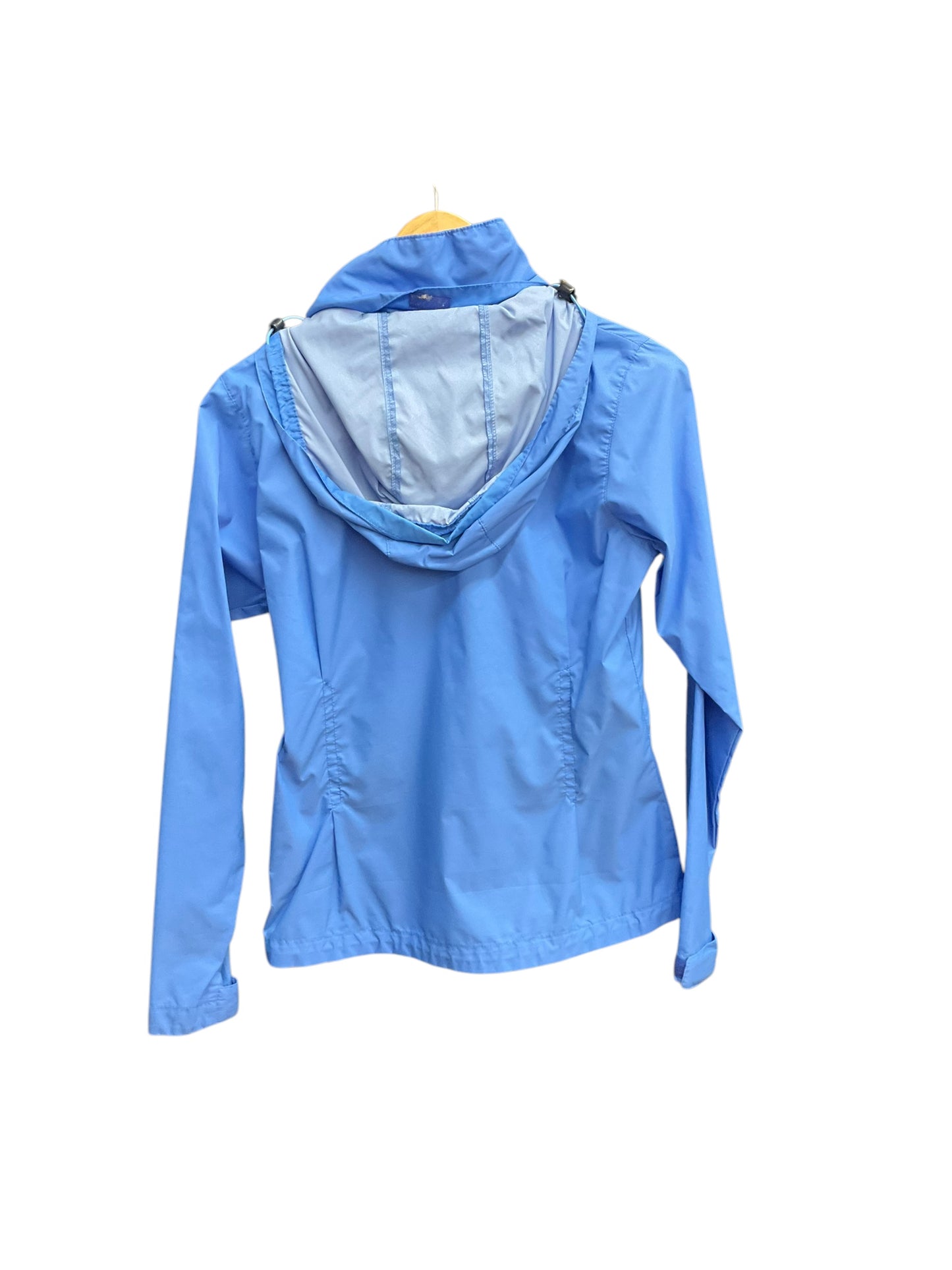 Jacket Windbreaker By Columbia In Blue, Size: S