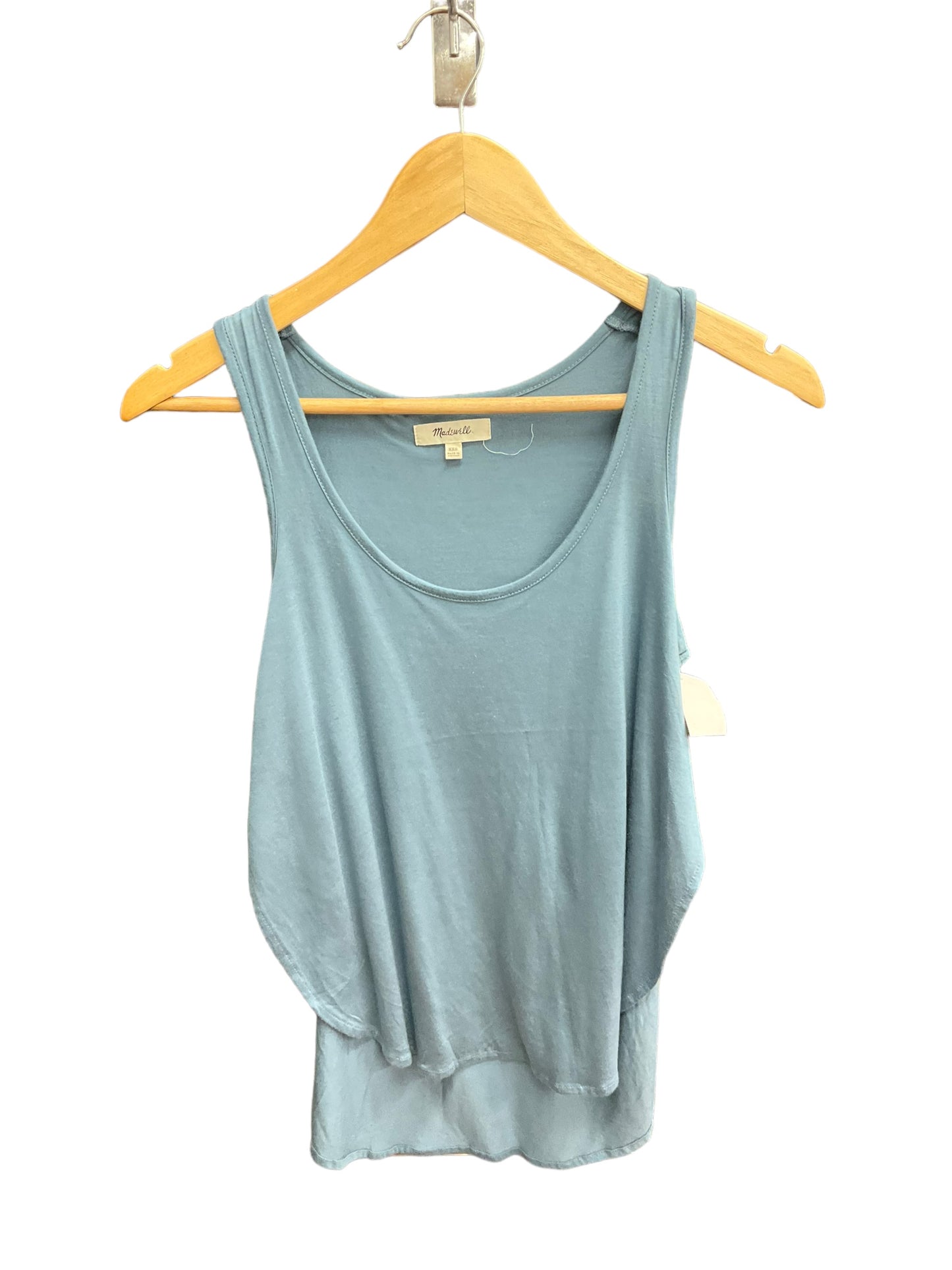 Blue Top Sleeveless Basic Madewell, Size Xxs