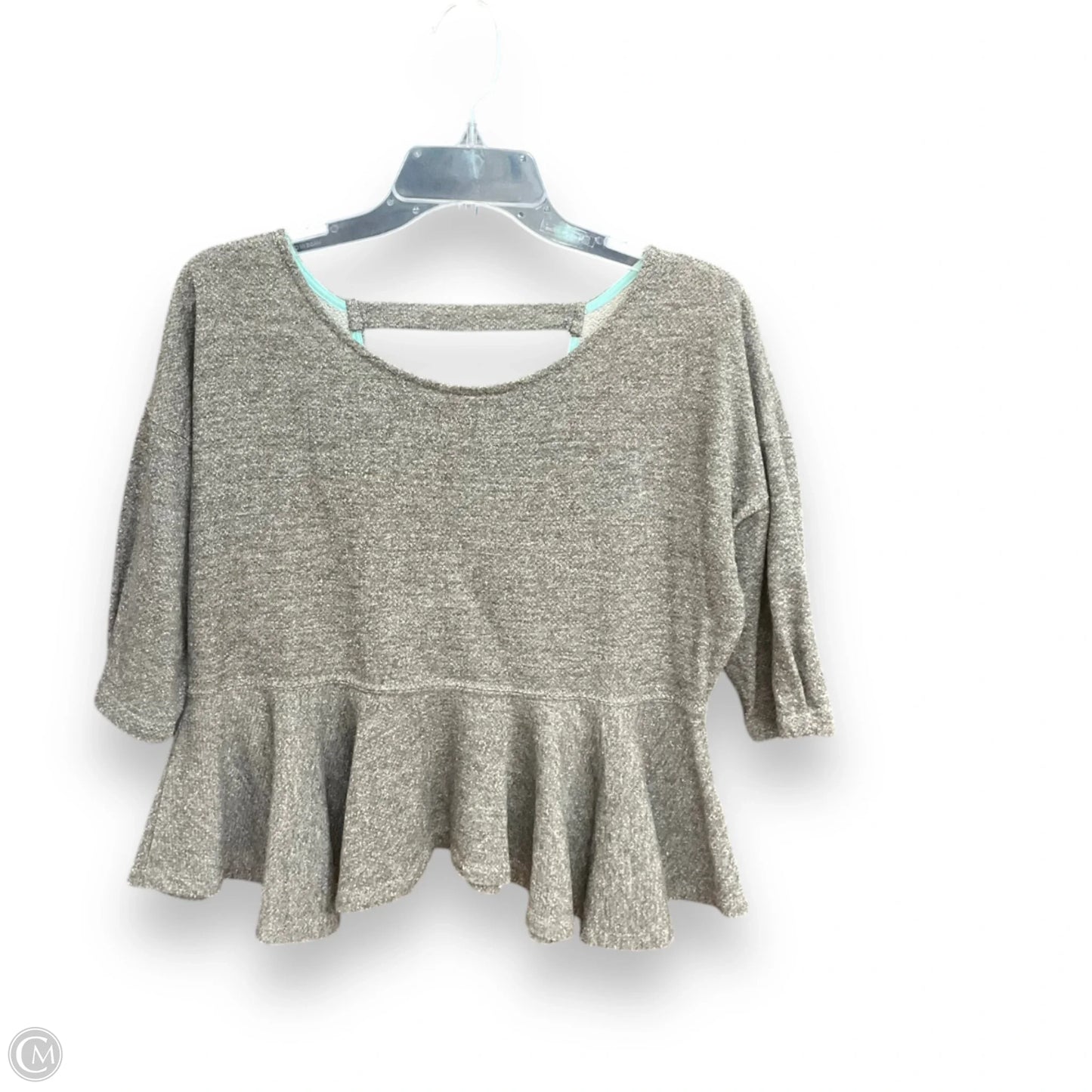 Top Short Sleeve By Saturday/sunday In Grey, Size: S