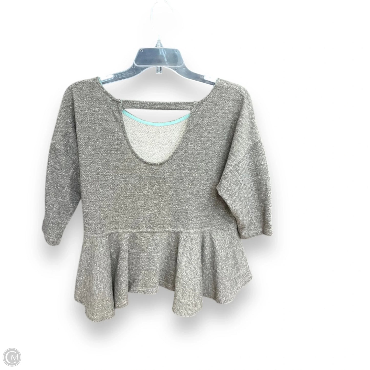 Top Short Sleeve By Saturday/sunday In Grey, Size: S