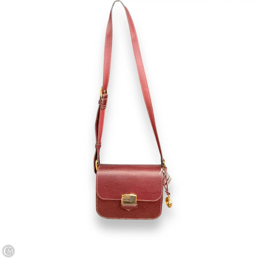 Crossbody Leather By Fossil, Size: Small