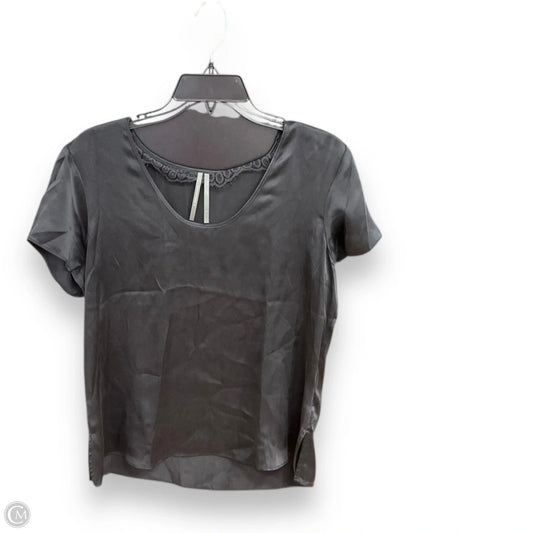 Top Short Sleeve By Anthropologie In Black, Size: S