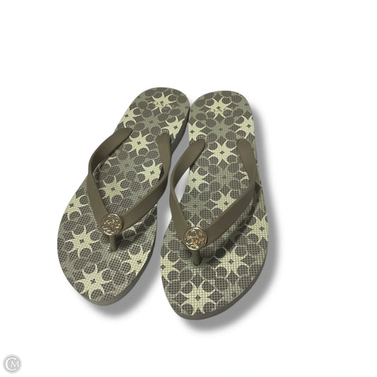 Sandals Designer By Coach In Grey, Size: 7