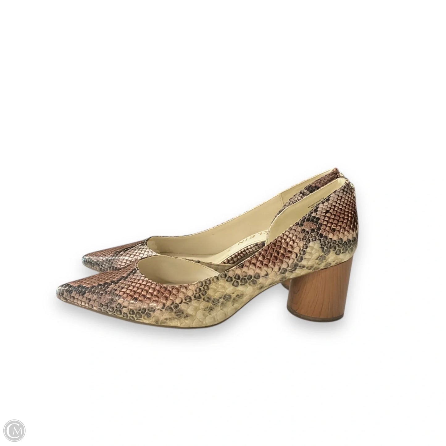 Shoes Heels Block By Anne Klein In Snakeskin Print, Size: 8.5