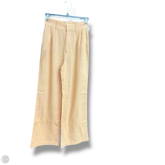Pants Linen By Abercrombie And Fitch In Peach, Size: 0