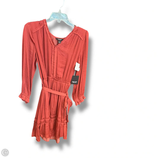 Dress Casual Short By Simply Vera In Orange, Size: L