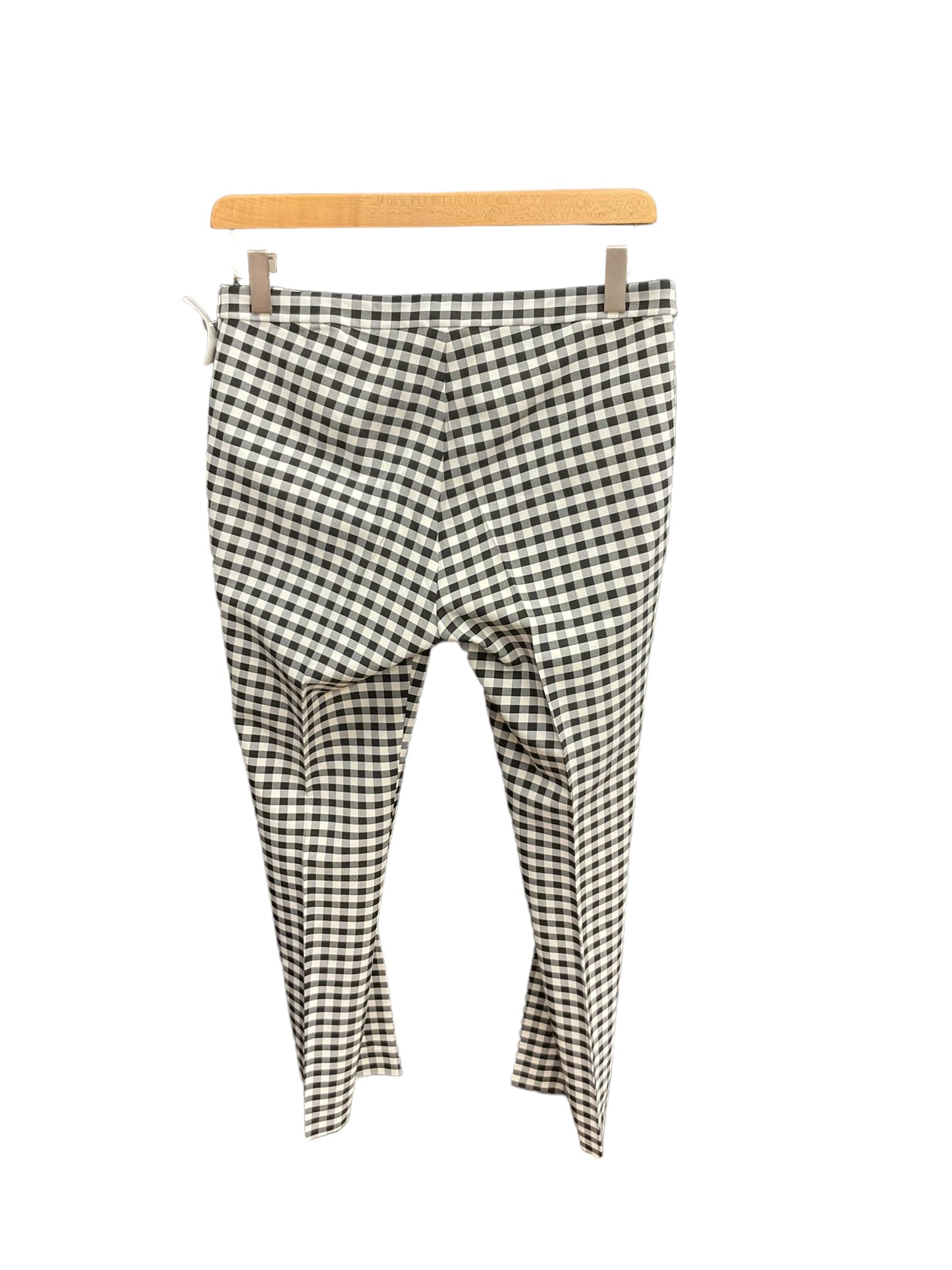 Pants Cropped By Theory In Checkered Pattern, Size: 4