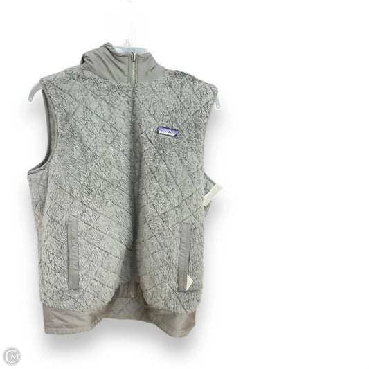 Vest Fleece By Patagonia In Grey, Size: L