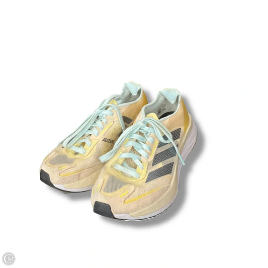 Shoes Athletic By Adidas In Yellow, Size: 6