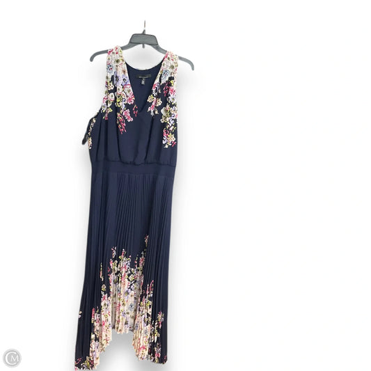 Dress Casual Maxi By White House Black Market In Floral Print, Size: 1x