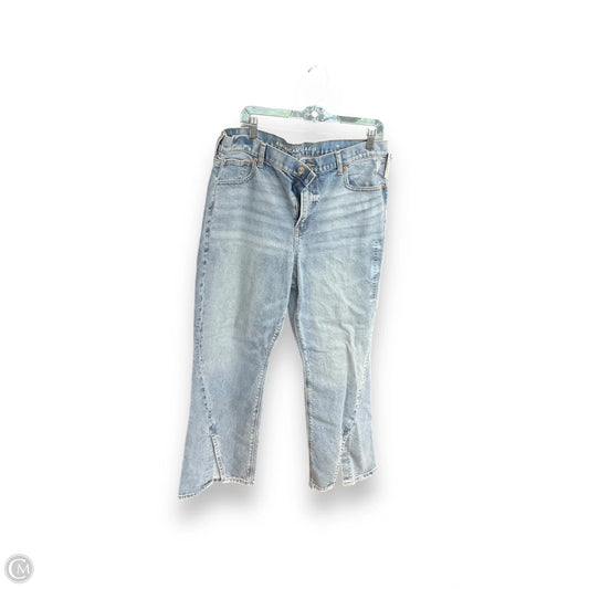 Jeans Boot Cut By American Eagle In Blue Denim, Size: 16