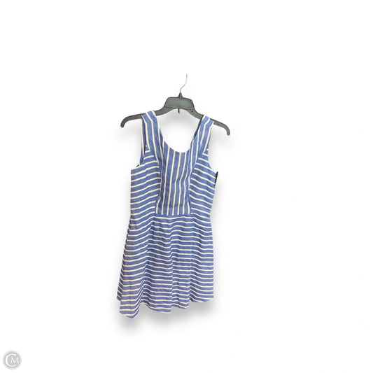 Dress Casual Short By Vineyard Vines In Blue & White, Size: S