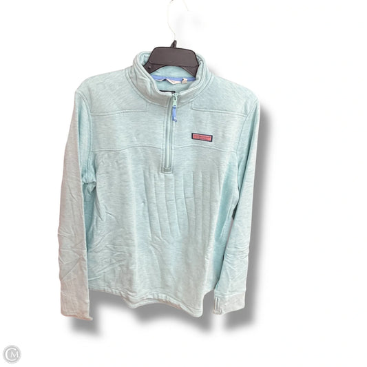 Athletic Sweatshirt Collar By Vineyard Vines In Blue, Size: L