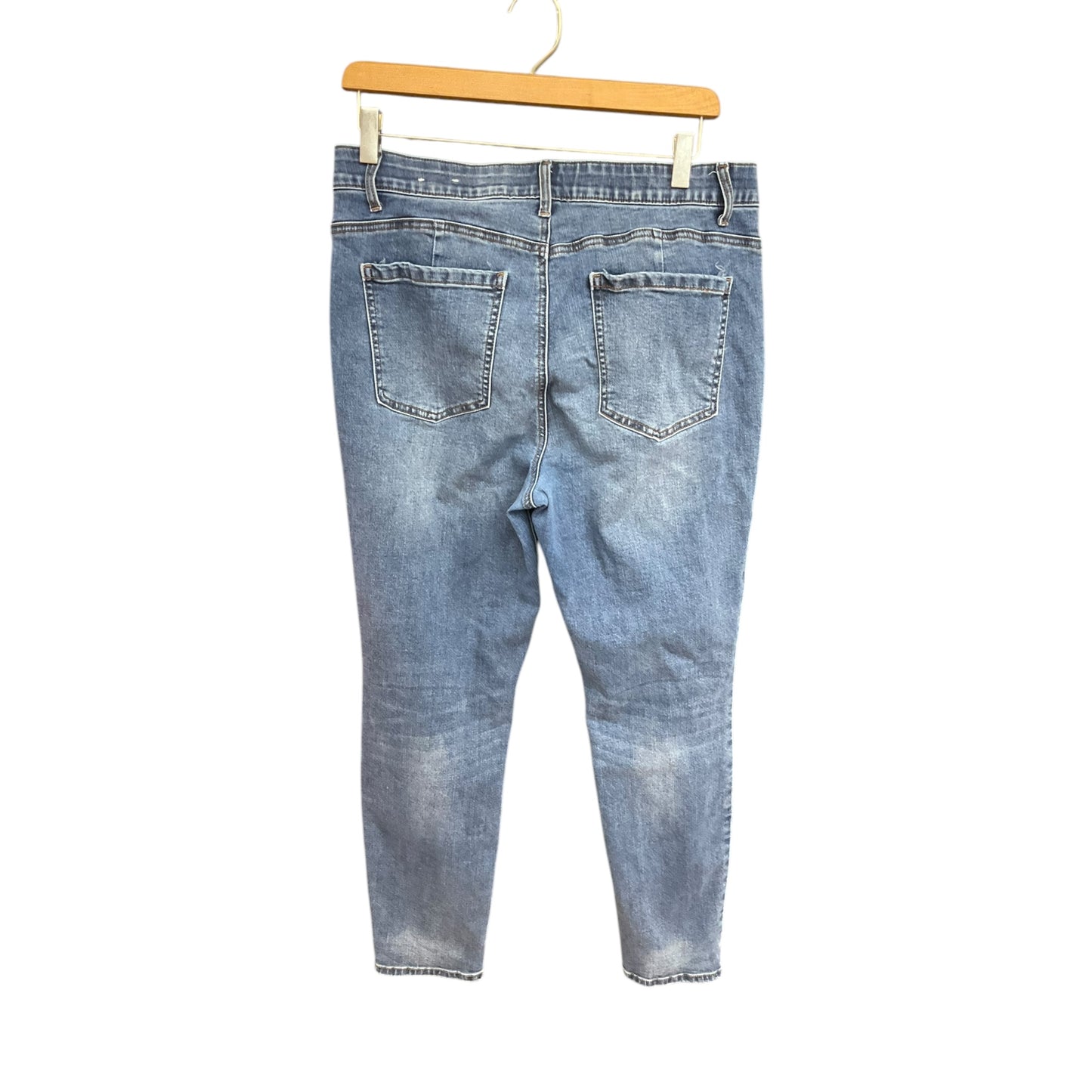 Jeans Skinny By White House Black Market In Blue Denim, Size: 14