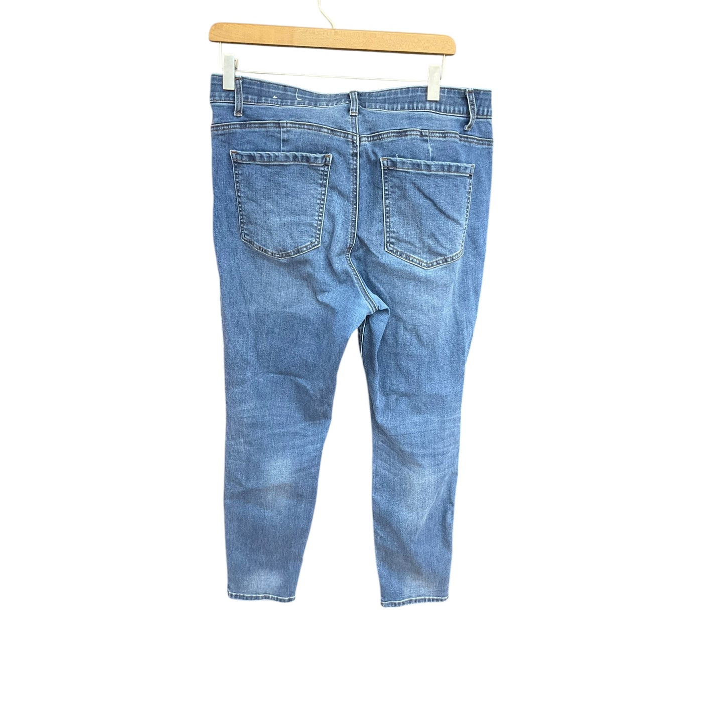 Jeans Skinny By White House Black Market In Blue Denim, Size: 14