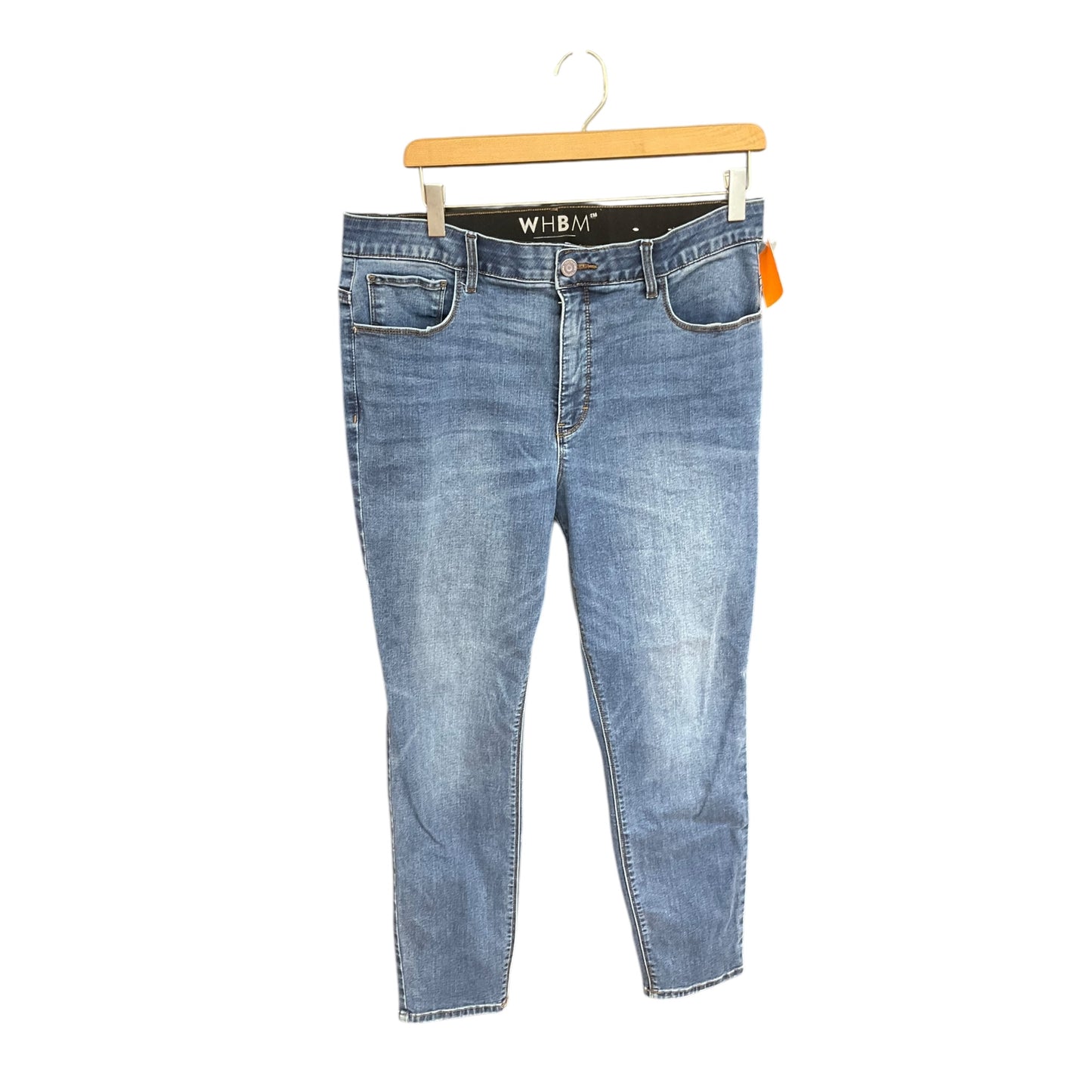 Jeans Skinny By White House Black Market In Blue Denim, Size: 14