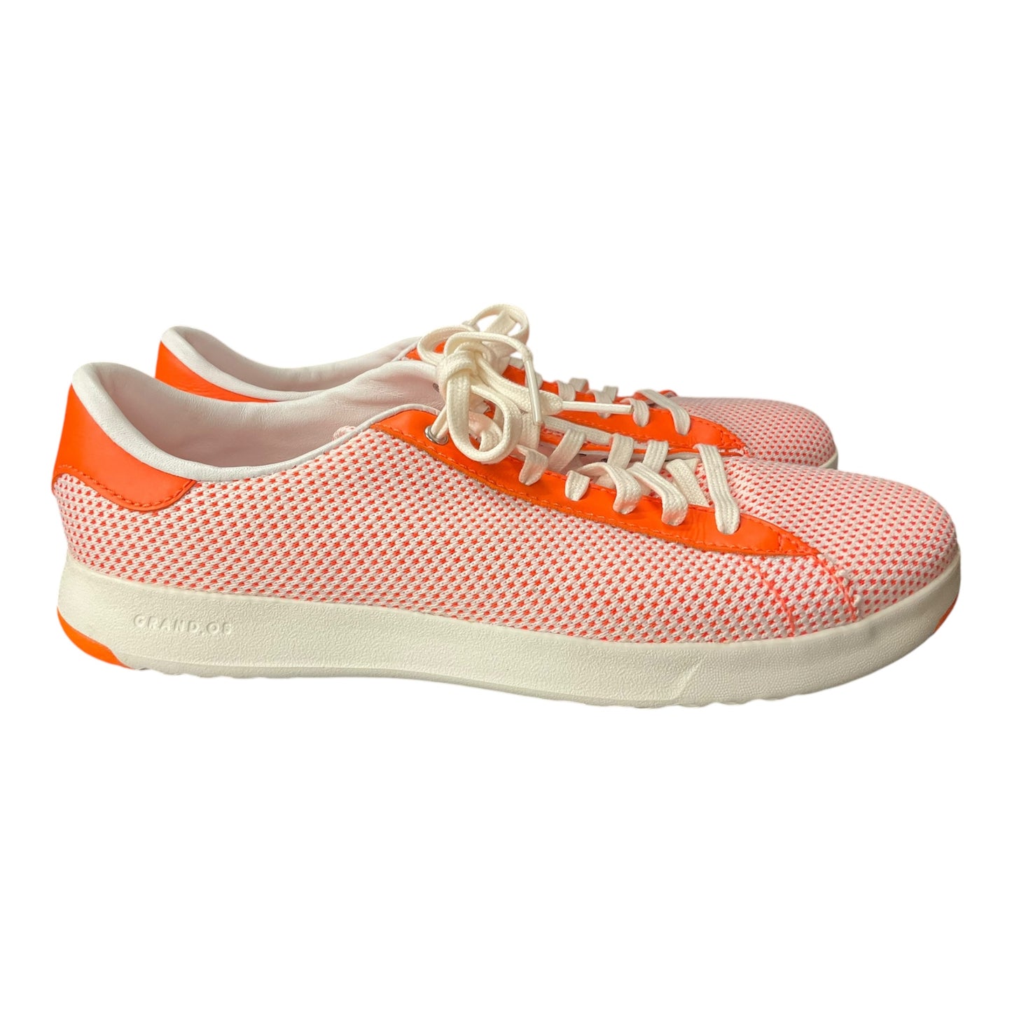 Shoes Sneakers By Cole-haan In Orange & White, Size: 10