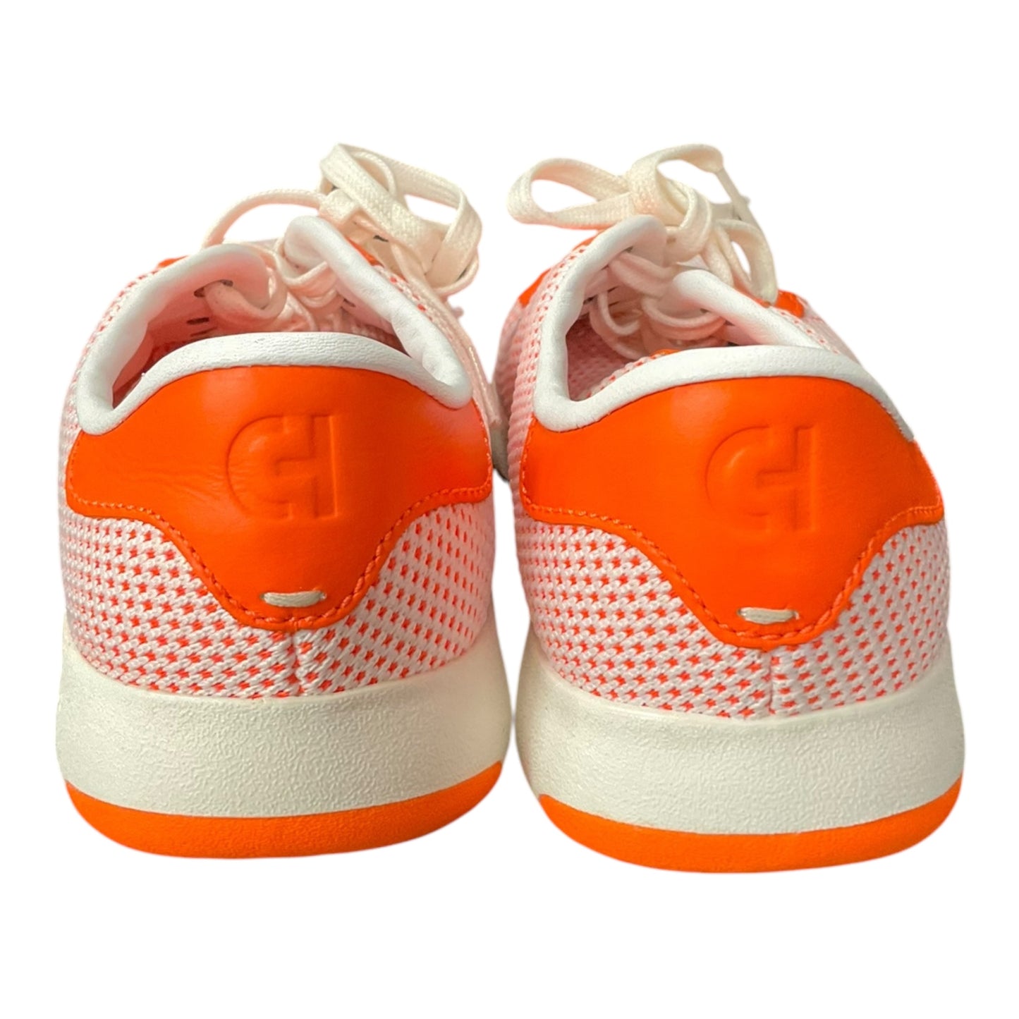 Shoes Sneakers By Cole-haan In Orange & White, Size: 10