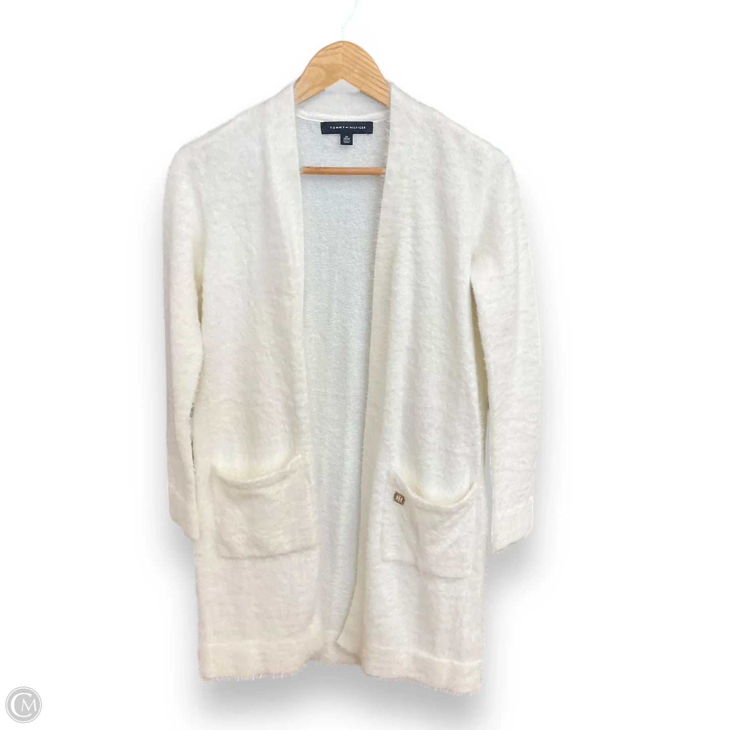 Cardigan By Tommy Hilfiger In White, Size: Xs