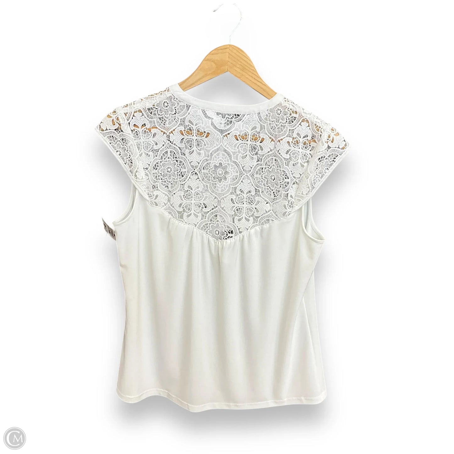 Top Sleeveless By White House Black Market In White, Size: M