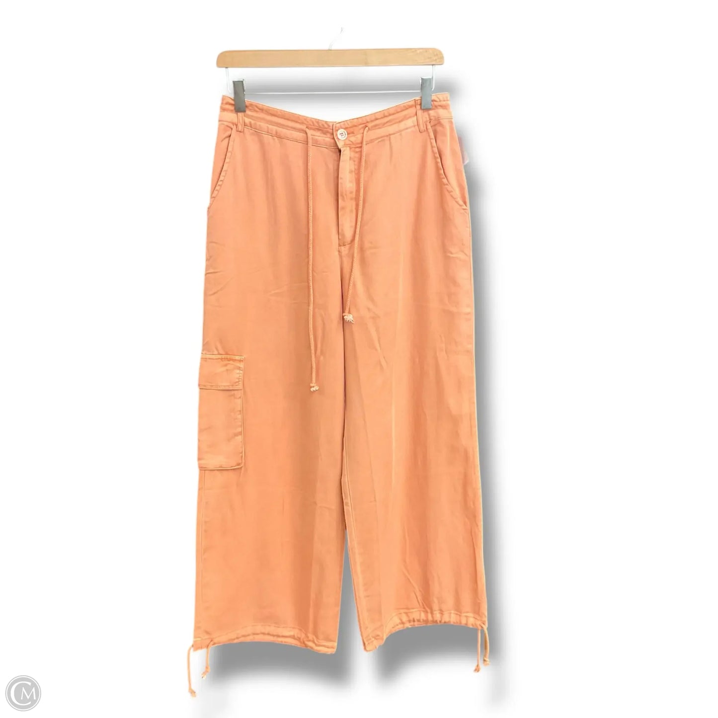 Pants Wide Leg By yfb In Orange, Size: M