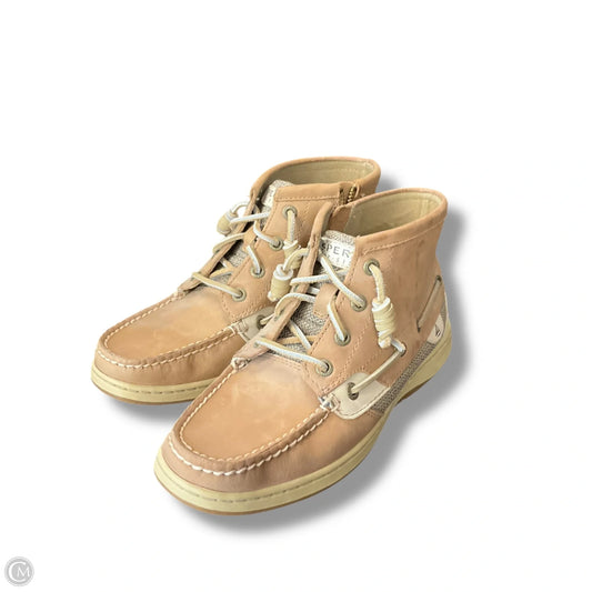 Shoes Sneakers By Sperry In Tan, Size: 7