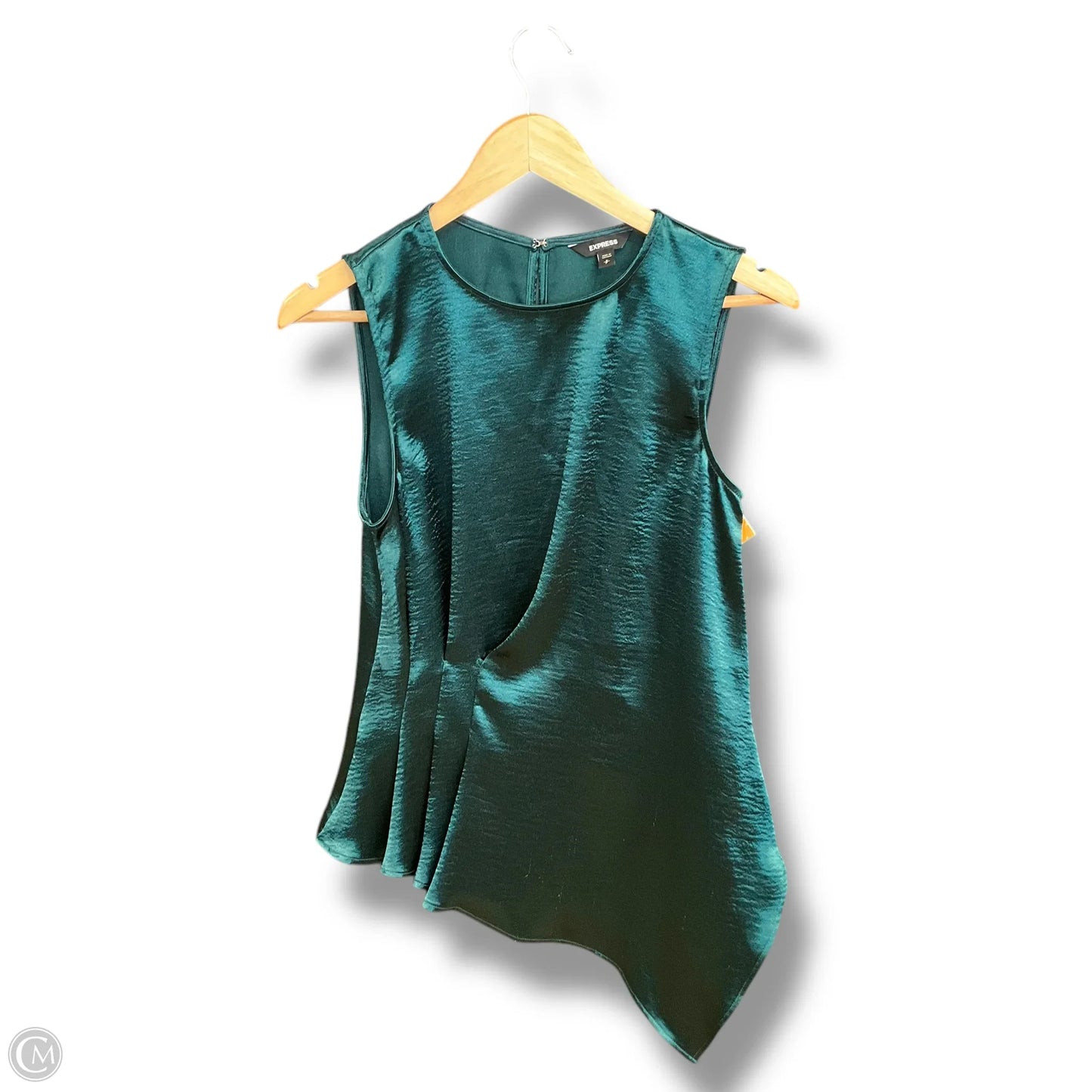 Top Sleeveless By Express In Green, Size: S