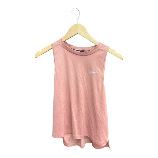 Athletic Tank Top By Nike In Pink, Size: M