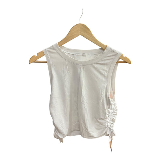 Athletic Tank Top By Lululemon In White, Size: S