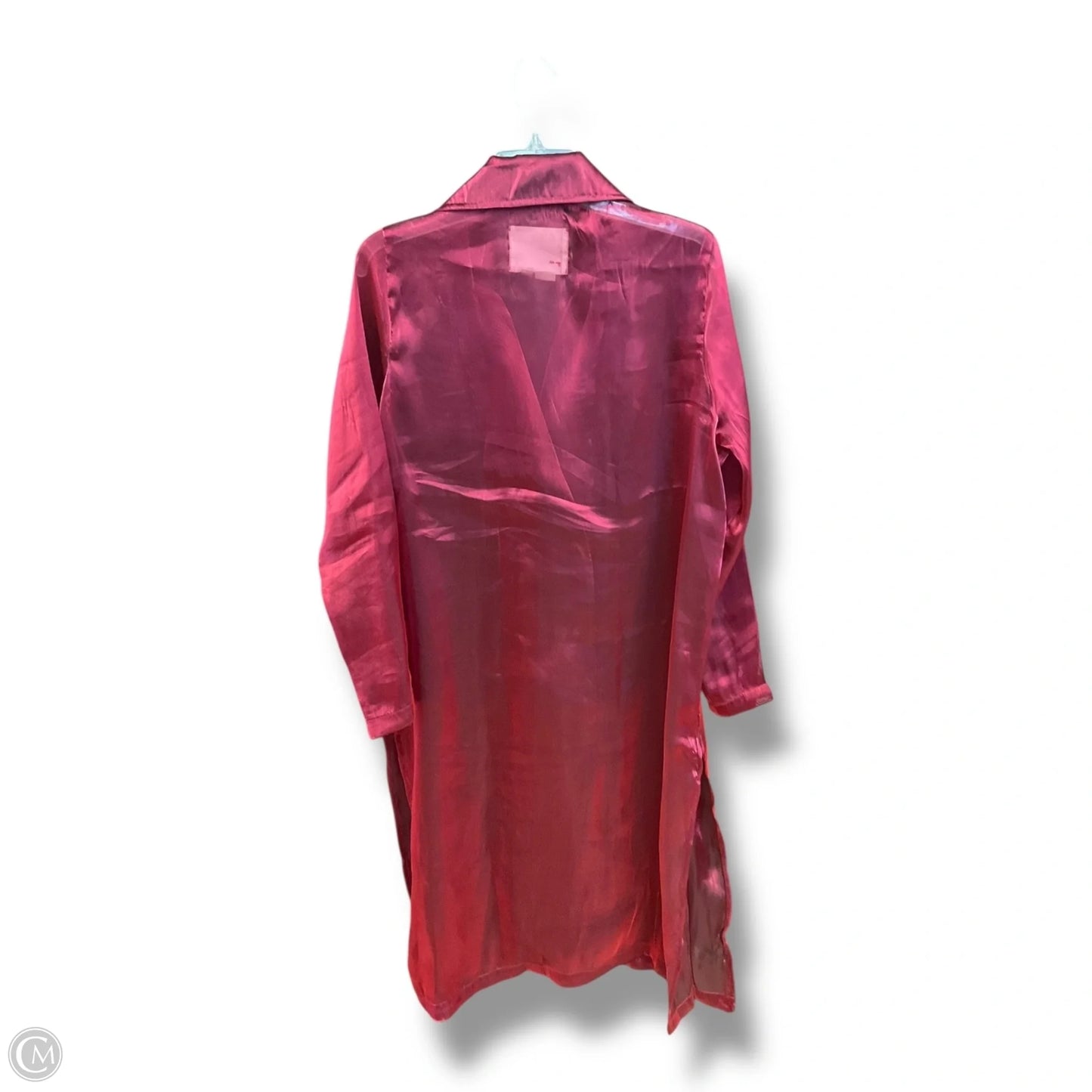 Dress Casual Midi By Anthropologie In Maroon, Size: S