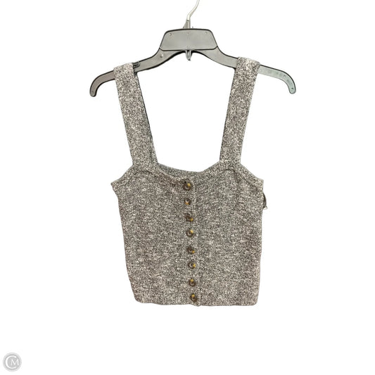 Top Sleeveless By Madewell In Black & White, Size: Xs