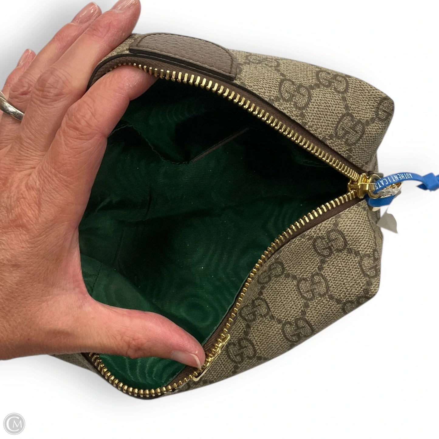 Makeup Bag Luxury Designer By Gucci, Size: Medium