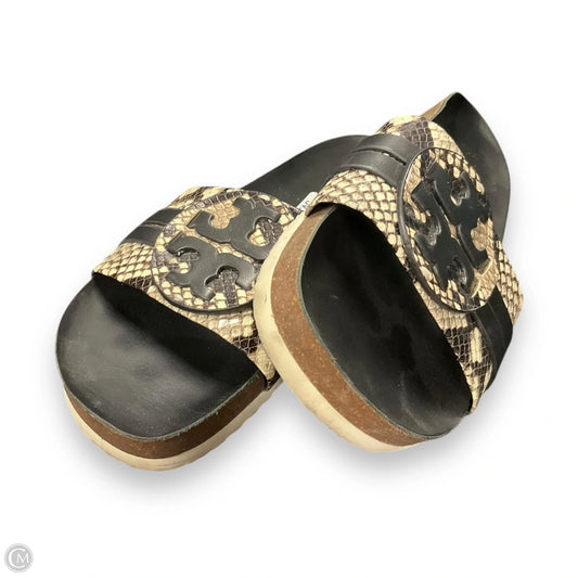 Sandals Designer By Tory Burch In Snakeskin Print, Size: 9.5