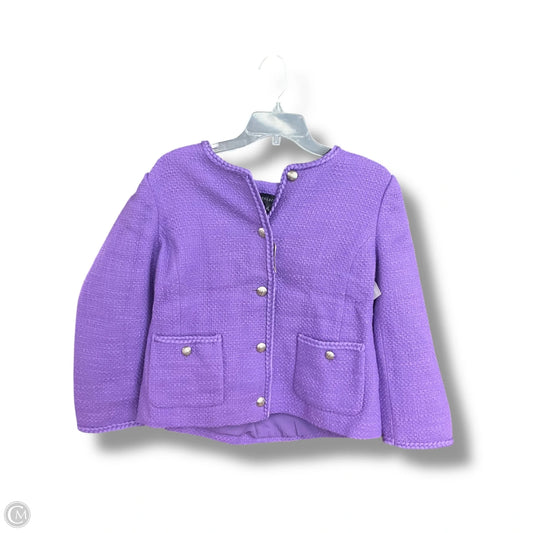 Blazer By Talbots In Purple, Size: L