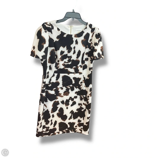 Dress Work By Calvin Klein In Animal Print, Size: Xl