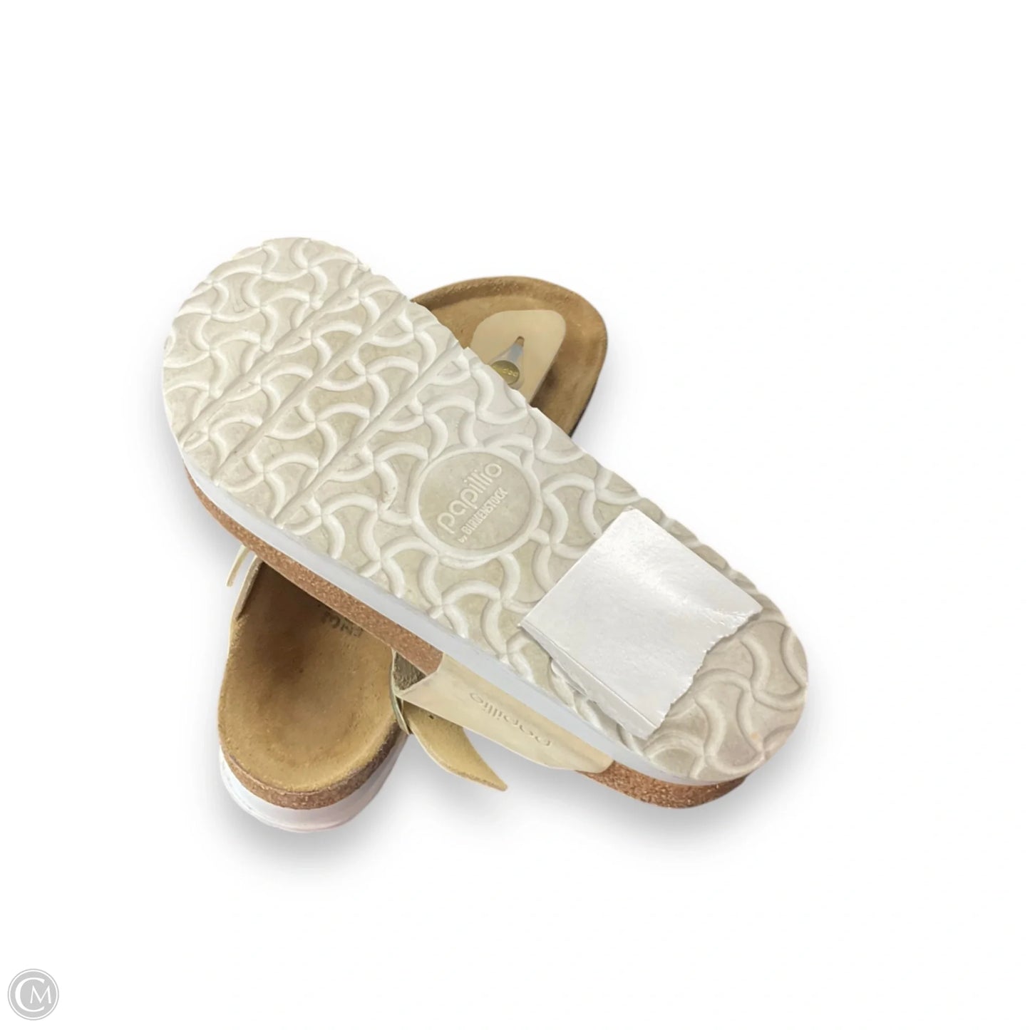 Sandals Flats By Birkenstock In Tan, Size: 7