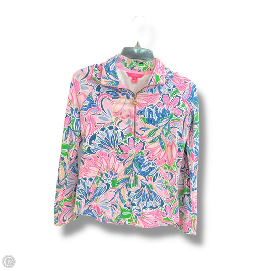 Top Long Sleeve Designer By Lilly Pulitzer In Floral Print, Size: Xs