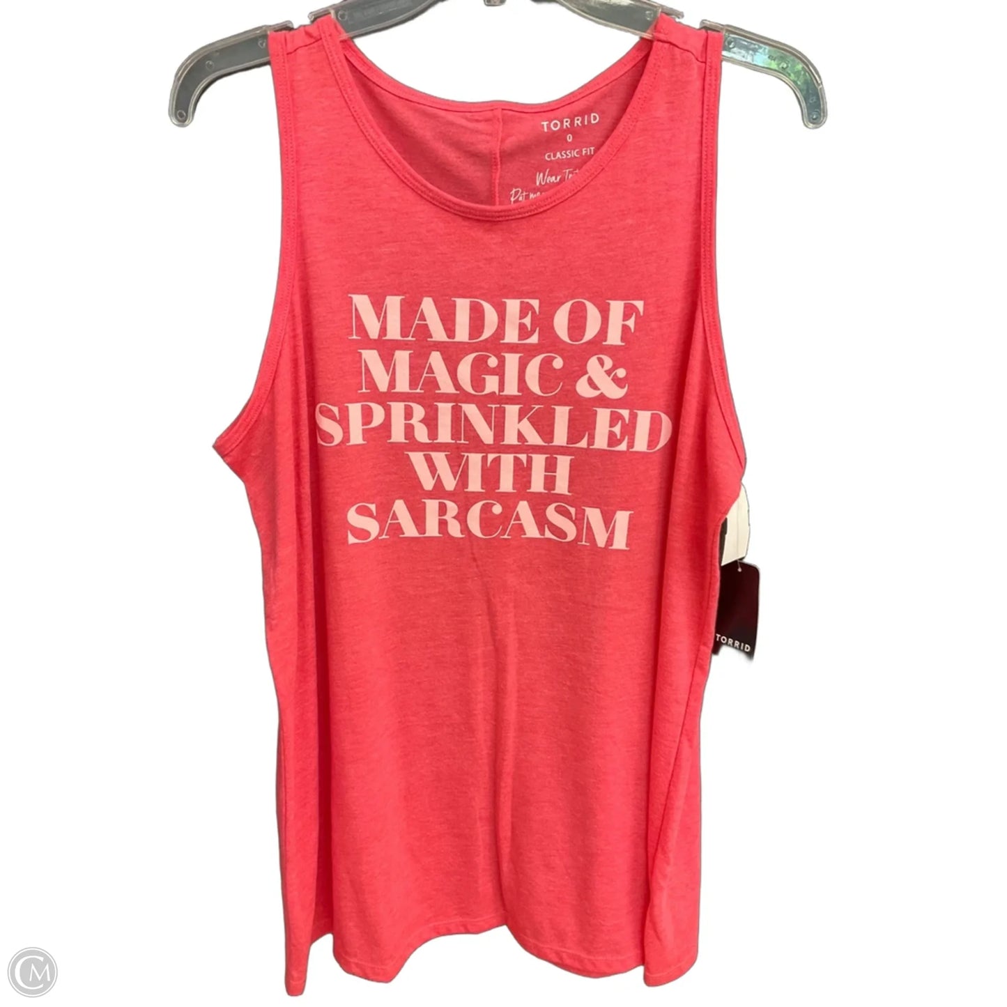 Athletic Tank Top By Torrid In Pink, Size: Xxl