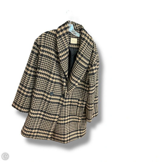 Coat Other By Elie Tahari In Black & Tan, Size: L