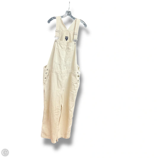 Overalls By Gap In Cream, Size: Xl