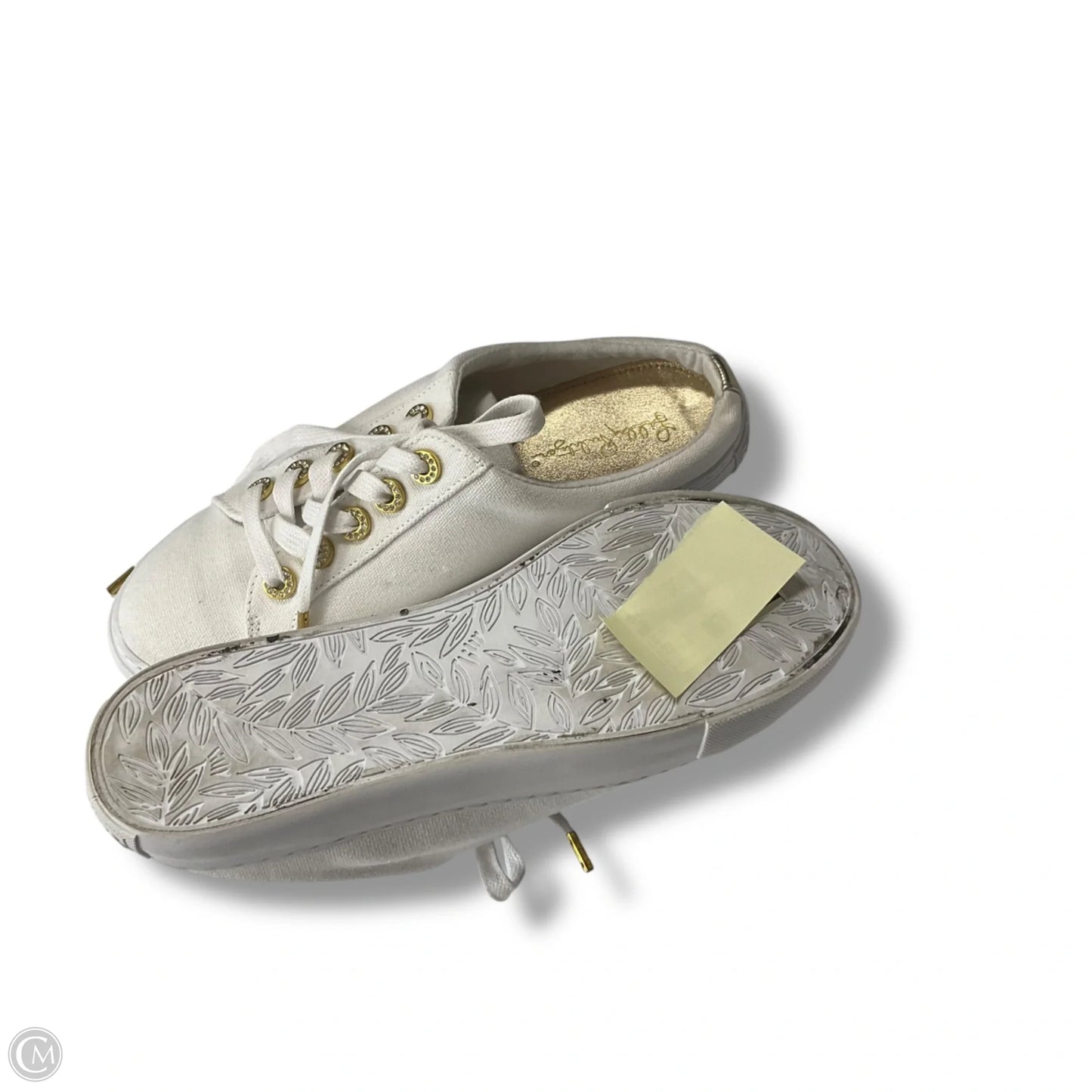 Shoes Designer By Lilly Pulitzer In White, Size: 8.5