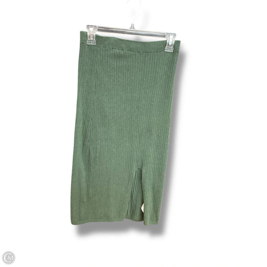 Skirt Midi By Free People In Green, Size: M