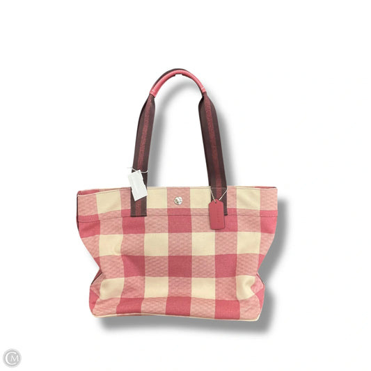 Tote Designer By Coach, Size: Medium