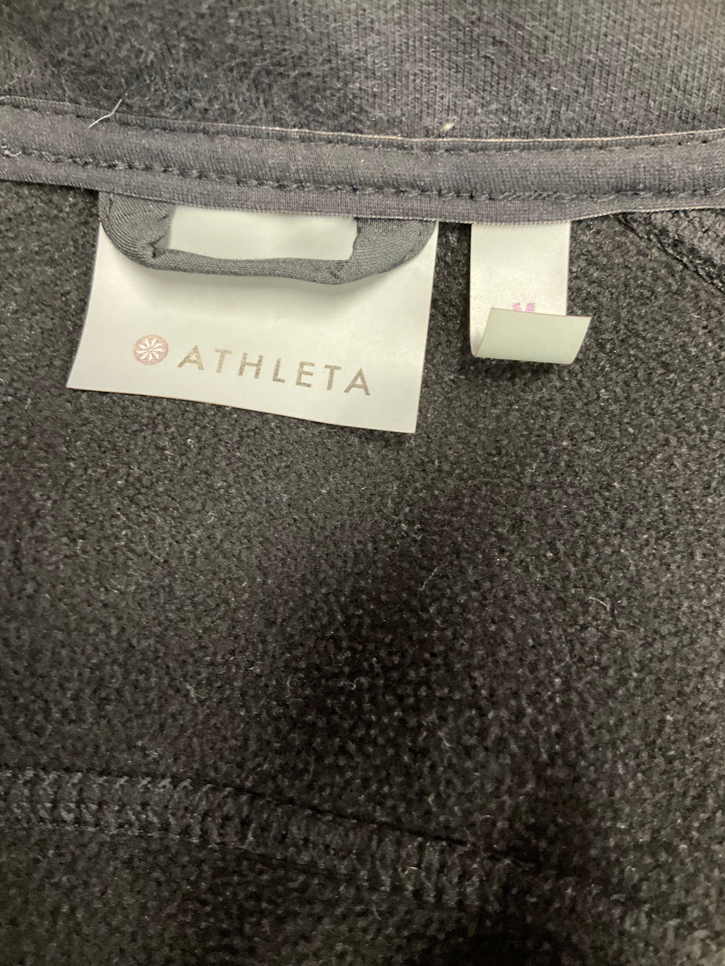 Athletic Jacket By Athleta In Black, Size: M