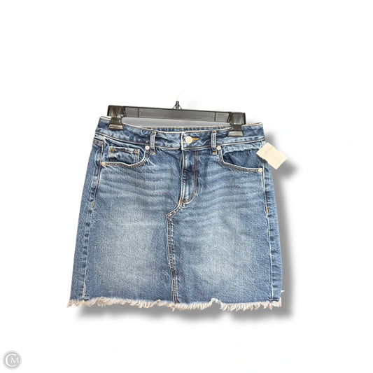 Skirt Mini & Short By Loft In Blue Denim, Size: 2