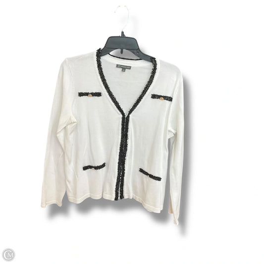 Cardigan By Adrianna Papell In White, Size: S